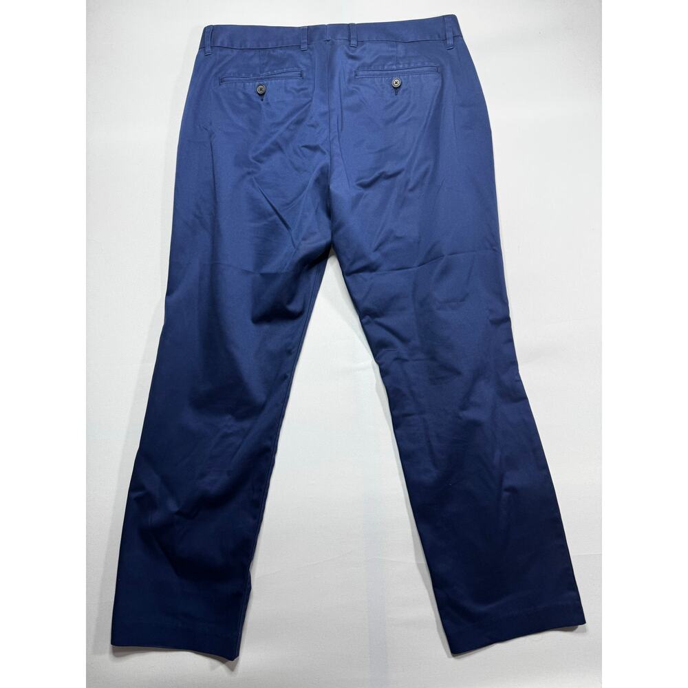 Bonobos Men's "Monday" Blue Slim Straight Chino Pants - Size 33x28 (34x28)* - Picture 2 of 6
